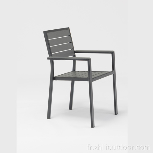 Chaise en bois en plastique extérieure Chaises de restaurant pour l&#39;extérieur
